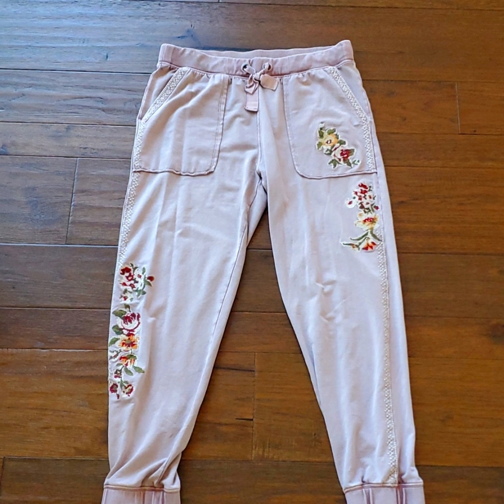 Sundance embroidered joggers